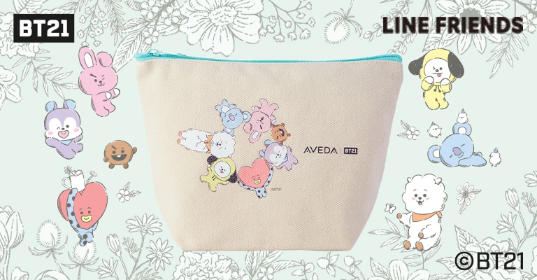 BT21デザイン オリジナルポーチ プレゼント