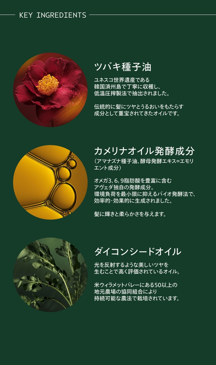 コンセントレイト シャイン オイル | アヴェダ Aveda 公式オンライン