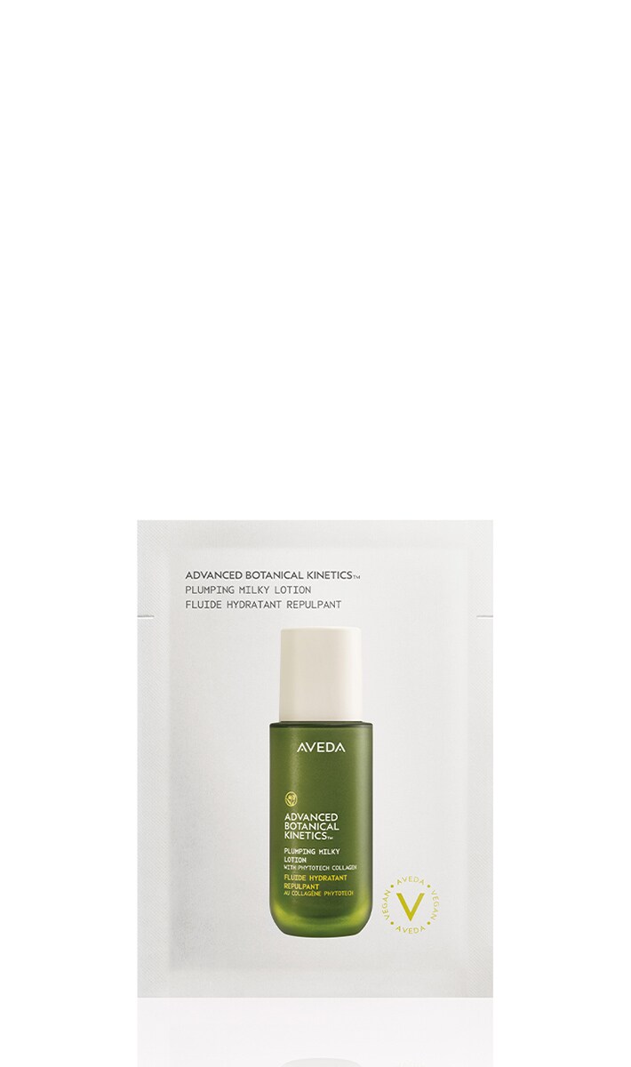 free sample of advanced botanical kinetics™ plumping milky lotion
